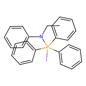 N-Ethyl-1-iodo-N,1,1,1-tetraphenyl-lambda~5~-phosphanamine structure