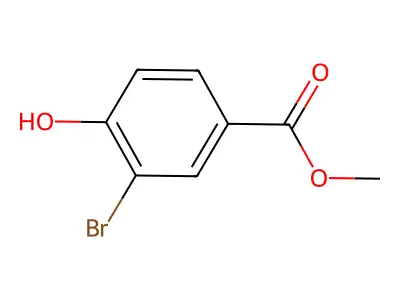 Methyl 3-bromo-4-hydroxybenzoate structure