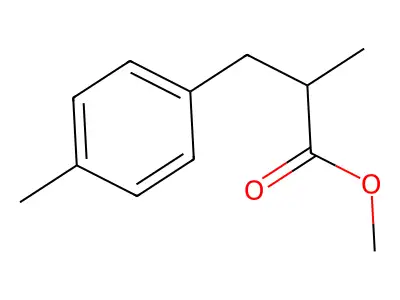 Methyl 2-methyl-3-(4-methylphenyl)propanoate structure