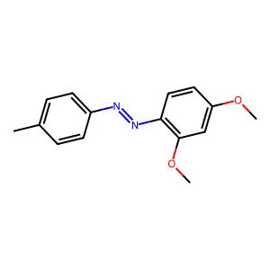 2,4-Dimethoxy-4'-methylazobenzene structure