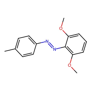 2,6-Dimethoxy-4'-methylazobenzene structure