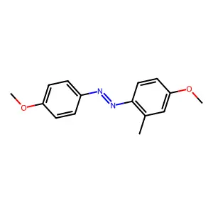 4,4'-Dimethoxy-2-methylazobenzene structure