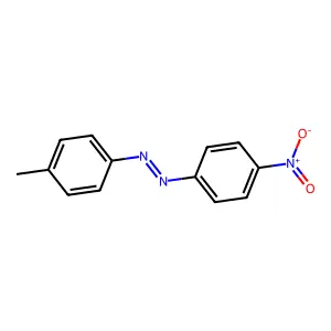 (4-Methylphenyl)(4-nitrophenyl)diazene structure