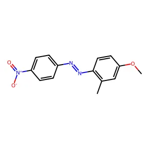 4-Methoxy-2-methyl-4'-nitroazobenzene structure