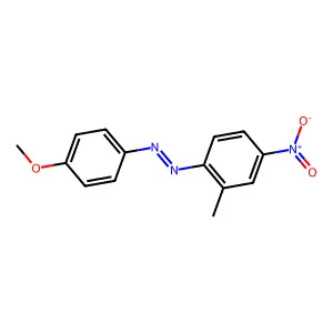 4'-Methoxy-2-methyl-4-nitroazobenzene structure
