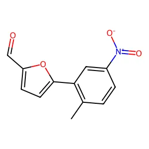 5-(2-Methyl-5-nitrophenyl)-2-furaldehyde structure