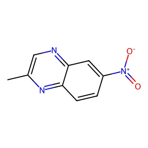 2-Methyl-6-nitroquinoxaline structure