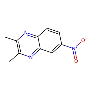 2,3-Dimethyl-6-nitroquinoxaline structure