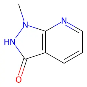 1-methyl-1H,2H,3H-pyrazolo[3,4-b]pyridin-3-one structure
