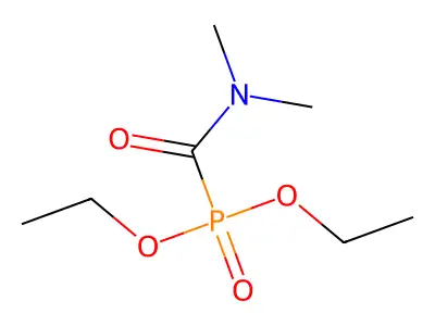 Phosphonic acid, [(dimethylamino)carbonyl]-, diethyl ester structure