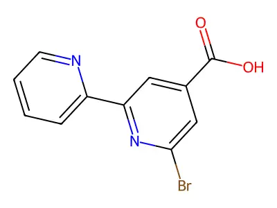 6-Bromo-[2,2'-bipyridine]-4-carboxylic acid structure