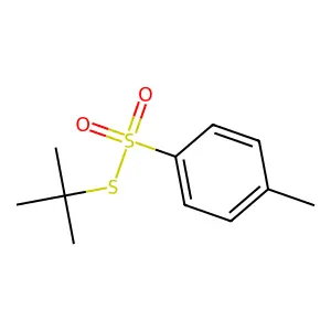 S-(tert-Butyl) 4-methylbenzenesulfonothioate structure