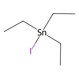 Iodotriethylstannane structure
