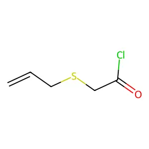 [(Prop-2-en-1-yl)sulfanyl]acetyl chloride structure