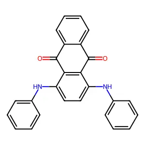 1,4-Dianilinoanthraquinone structure