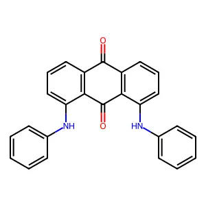 9,10-Anthracenedione, 1,8-bis(phenylamino)- structure