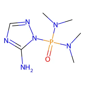 Phosphonic diamide, (5-amino-1H-1,2,4-triazol-1-yl)-N,N,N',N'-tetramethyl structure