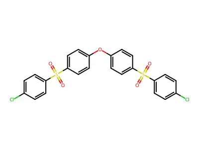 Benzene, 1,1'-oxybis[4-[(4-chlorophenyl)sulfonyl]- structure