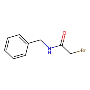 N-benzyl-2-bromoacetamide structure