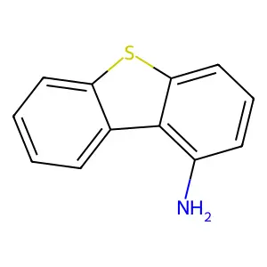 1-Dibenzothiophenamine structure