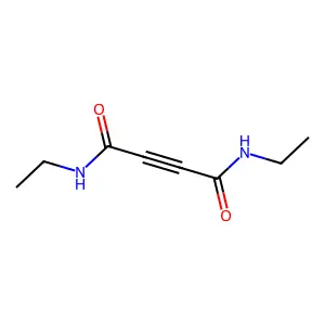 N,N'-diethylbut-2-ynediamide structure