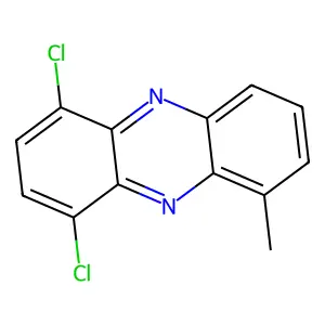 1,4-Dichloro-6-methylphenazine structure