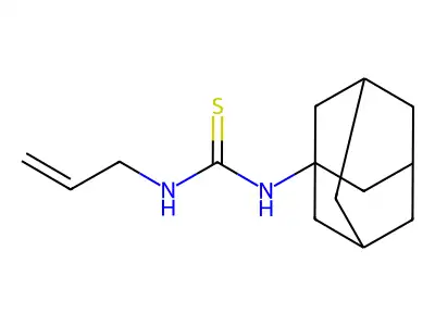 1-(Adamantan-1-YL)-3-(prop-2-EN-1-YL)thiourea structure