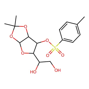 1,2-O-Isopropylidene--D-glucofuranose 3-tosylate structure