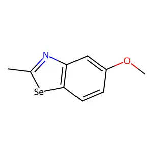 2-Methyl-5-methoxybenzoselenazole structure