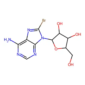 8-Bromoadenosine structure
