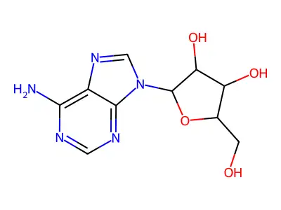 (2S,3R,4R,5R)-2-(6-aminopurin-9-yl)-5-(hydroxymethyl)oxolane-3,4-diol structure