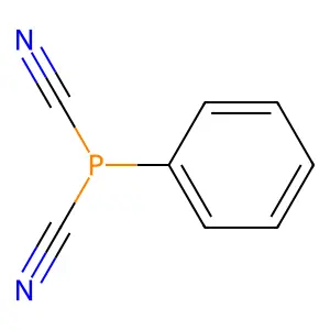1-Phenylphosphinedicarbonitrile structure