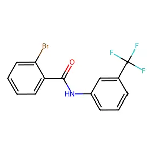 2-bromo-N-[3-(trifluoromethyl)phenyl]benzamide structure