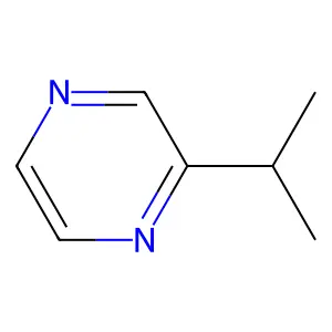 Isopropylpyrazine structure