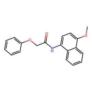 N-(4-methoxynaphthalen-1-yl)-2-phenoxyacetamide structure