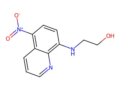 2-[(5-Nitroquinolin-8-yl)amino]ethanol structure