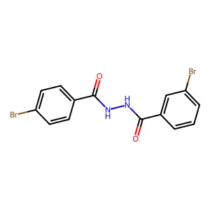 3-bromo-N'-(4-bromobenzoyl)benzohydrazide structure