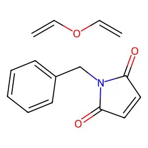 1-Benzyl-1h-pyrrole-2,5-dione-(ethenyloxy)ethene(1:1) structure