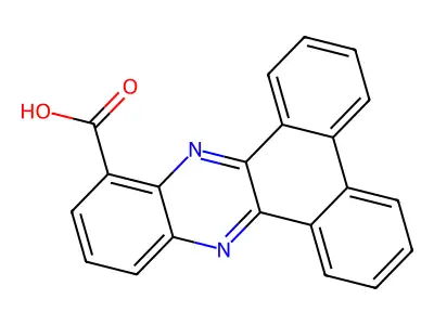 Dibenzo[a,c]phenazine-10-carboxylic acid structure