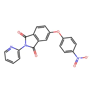 5-(4-Nitrophenoxy)-2-pyridin-2-ylisoindole-1,3-dione structure