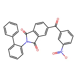 5-(3-Nitrobenzoyl)-2-(2-phenylphenyl)isoindole-1,3-dione structure