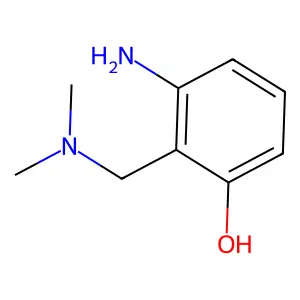 3-Amino-2-[(dimethylamino)methyl]phenol structure