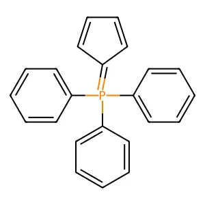 Triphenylphosphonium cyclopentadienylide structure
