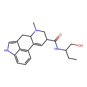 (6aS,9S)-N-[(2S)-1-hydroxybutan-2-yl]-7-methyl-6,6a,8,9-tetrahydro-4H-indolo[4,3-fg]quinoline-9-carboxamide structure