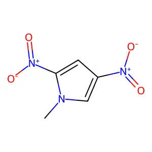 Pyrrole, 2,4-dinitro-1-methyl- structure