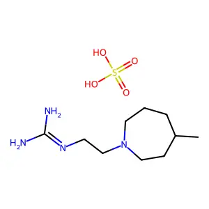 Guanidine, N-(2-(hexahydro-4-methyl-1H-azepin-1-yl)ethyl)-, sulfate (1:?) structure