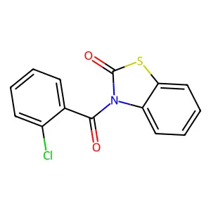 3-(2-chlorobenzoyl)benzo[d]thiazol-2(3H)-one structure