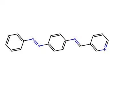4-(Phenyldiazenyl)-N-(3-pyridinylmethylene)aniline structure
