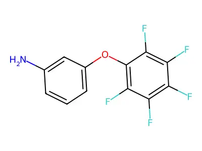 3-(2,3,4,5,6-Pentafluorophenoxy)aniline structure