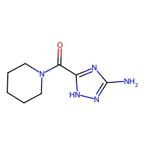 (5-Amino-1H-1,2,4-triazol-3-yl)(piperidin-1-yl)methanone structure